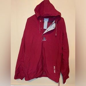 Vtg Alabama Crimson Tide The Game Windbreaker Jacket